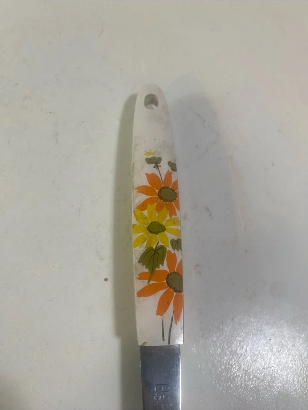 Vintage Kitchen Utensil EKCO Country Garden Serving Fork